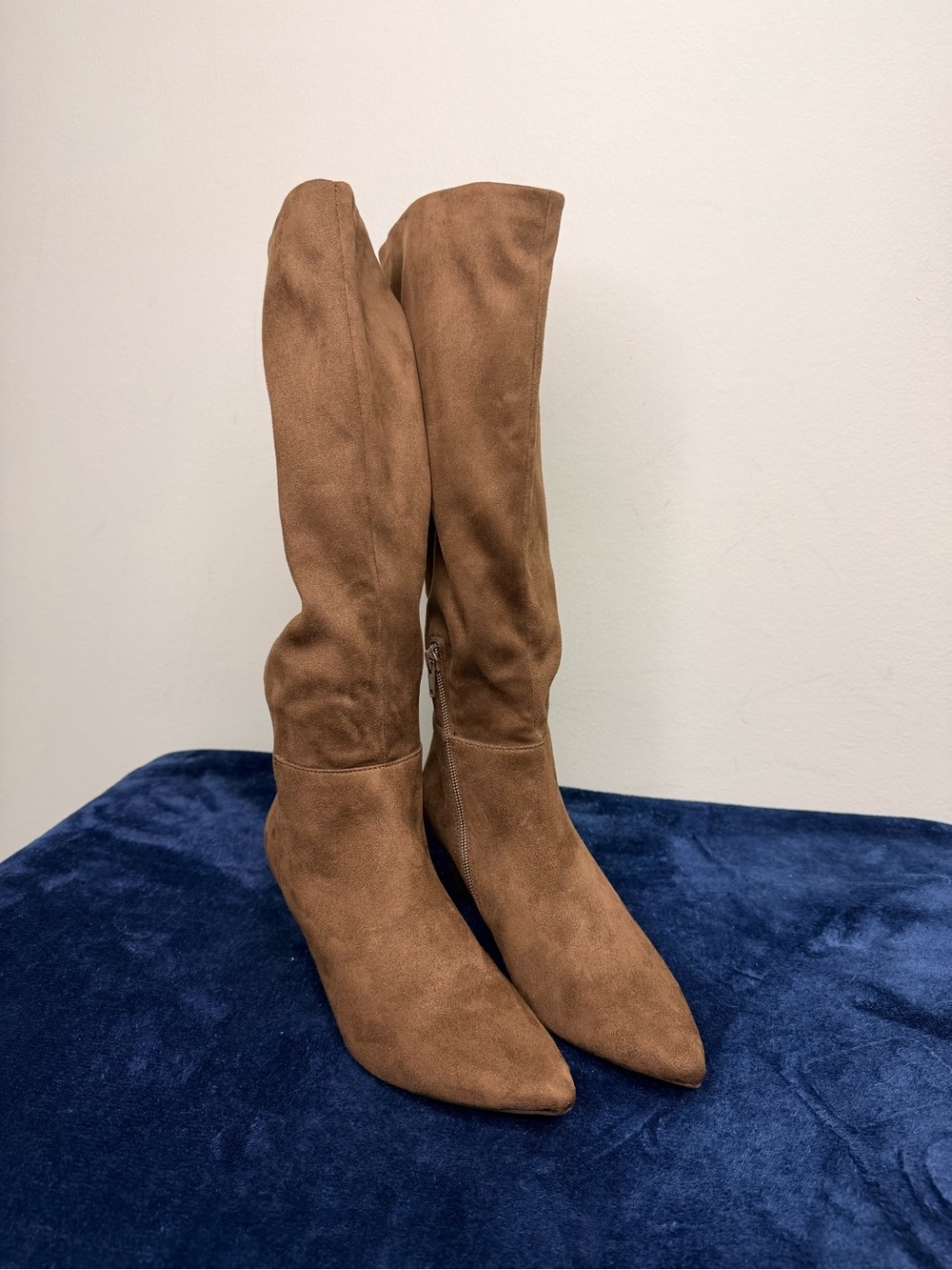 Target Brown Suede Over-the-Knee Pointed Toe Boots
